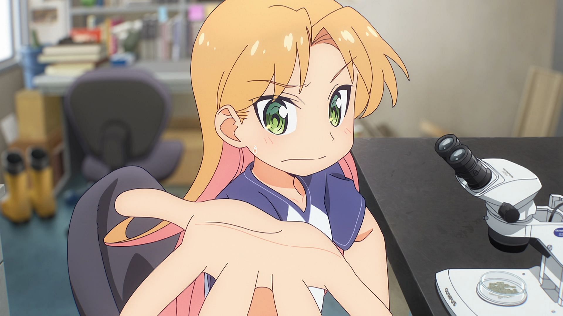 Ruri Tanigawa as seen in Ruri Rocks anime (Image via Studio Bind)
